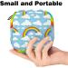 Portable Women's Binding Storage Bags for Menstrual Products | Rainbow Print | Ideal for Teen Girls & First Period Essentials - Buy Online on GoSupps.com
