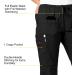 WonderWink Women's Wonderflex Faith Scrub Pant Large Black - Buy Online on GoSupps.com