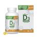 Benemax Vitamin D3 2500 IU For Healthy Bones Teeth and Helps Prevent Vitamin D Deficiency Plant Based & Vegan 60 Day Supply
