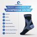 Compressa Ankle Brace for Men & Women - Premium Compression Sleeve for Joint Pain Relief Muscle Recovery Arthritis & Injury Support (3 Pairs - Buy Online on GoSupps.com