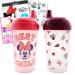 Disney Minnie Mouse Leak-Proof Sipper Cup Set for Kids - Bundle with 2 Disney Spill-Proof Sippy Cups Plus Minnie Stickers and More (Disney Sipper Cups)