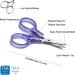 PAFASON Stainless Steel Thread/Yarn Scissors with Cover - Ideal for Crafting & Sewing - Green+Purple - Buy Online on GoSupps.com