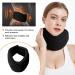 NizirioOo Neck Ruff - Adjustable Cervical Support Bandage for Neck Pain Relief (Black) - Alleviate Pressure & Discomfort - Buy Online on GoSupps.com