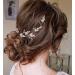 JEAIRTS Rhinestone Bride Wedding Hair Vine | Bridal Crystal Headband for Brides & Bridesmaids - Silver - Buy Online on GoSupps.com