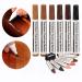Furniture Repair Wood Repair Markers Touch Up Repair Pen-Markers and Wax Sticks,for Stains,Scratches,Wood Floors,Tables,Carpenters,Bedposts (13 Furniture Markers) 13 Piece Set