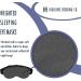 Morgan Home Weighted Eye Mask - 0.5 lbs for Relaxing Sleep | Adjustable Headband | Grey | International Shipping Available - Buy Online on GoSupps.com