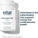Vital Nutrients CoQ10 100mg - Vegan CoEnzyme Q10 Supplement | Antioxidant for Heart Health & Energy | Gluten Dairy Soy Free Non-GMO | 60 Capsules - Buy Online on GoSupps.com