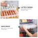 Healvian 34 Storage Cover Capacity Large Grids Dispenser Plastic Tray Transparent Eggs Refrigerator re-usable - Buy Online on GoSupps.com