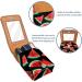 Travel Lipstick Organizer Case - Portable Makeup Bag with Mirror | Watermelon Black Background B545p1atbv | Shop Internationally - Buy Online on GoSupps.com