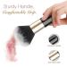 Luxspire Flat Kabuki Makeup Brush - Large Soft Face Mineral Powder Foundation & Blush Brush for Blending Makeup - Black & Gold - Buy Online on GoSupps.com