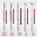 Dillore Lash Tweezers Set - 5 Professional Stainless Steel Precision Tweezers for Eyelash Extension, Eyebrow & Facial Hair - Straight, Curved & Angled Tips for Volume & Easy Fans - Buy Online on GoSupps.com