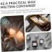 Coheali Non-Stick Hair Replacement Accessories - 10-Piece Wax Shell & Melting Container Set | Reusable & Reliable - Buy Online on GoSupps.com