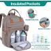 BabbleRoo Baby Diaper Bag Backpack - Stylish Khaki Nappy Backpack for Parents | International Shipping Available - Buy Online on GoSupps.com