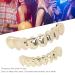 18K Gilded Hip-Hop Grills - Removable Mund Teeth Jewelry for Men & Women | Perfect Halloween Party Gift - Buy Online on GoSupps.com