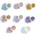 Craft Glitter Set - 8 Colographic Glitter for Resin Slime Body Face Nail Art & Tinkering - Rainbow Glitter Film - Buy Online on GoSupps.com