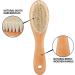 Baby Hair Brush with Wooden Handle and Super Soft Goat Bristles (Burlywood) - Buy Online on GoSupps.com