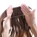 Silk-Co Adjustable Rubber Band Hair Extensions - Invisible Cord Light Brown to Chestnut Brown 50cm Synthetic Women s Hairpieces - Buy Online on GoSupps.com