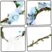 MAGICLULU Bridal Wreath Tiara Blue Tiara Hair Accessory for Girls Wedding Hair Garland Simple Garland for Women Wedding Hair Wreath Party Decor Baby Flower Child Bohemia Makeup Silk Cloth - Buy Online on GoSupps.com