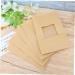 SOLUSTRE 50pcs Self-sealing Kraft Paper Stand up Bag Food Grade Kraft Paper Self Sealing Food Bags Choclates Kraft Bags Christmas Chocolates Window Food Bag Open The Window Chocolate Coins - Buy Online on GoSupps.com