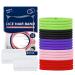 Kit de 20 lastiques anti-poux avec 2 peignes extra-fins - lastiques color s pour pr venir les infestations de poux