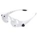 Mufly Adjustable TV Magnifying Glass 1.5X-3.8X Aid 0 to 300 Degree Far-Sightedness Eye Glasses with Headband Phone Holder