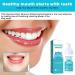 TeethAid Mouthwash & Whitening Foam Toothpaste - Oral Care for Tartar Removal Cavities Prevention & Fresh Breath (2PC-30ml) - International Shipping Available - Buy Online on GoSupps.com