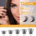 Individual D Curl Eyelashes 10mm | 72 PCs DIY Beginner Eyelash Extensions | Reusable Eyelash Tufts | B09 D-8-16 Mix - Buy Online on GoSupps.com