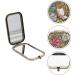 Buy Healifty Portable Vintage Makeup Mirror - Double Sided Folding Metal Travel Mirror for On-the-Go Glam - Buy Online on GoSupps.com