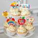 Thank heart Cupcake Toppers Grocery & Gourmet Food Pantry Staples Cooking & Baking Frosting Icing & Decorations Cupcake Toppers - Buy Online on GoSupps.com
