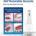 Buy Cordless Water Dental Flosser | 4 Modes 5 Jet Tips IPX7 Waterproof 300ML Tank Type-C Charge - Ideal for Travel - Buy Online on GoSupps.com