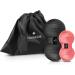 Navaris Peanut Fascia Ball Duo Set - Trigger Point Massage Balls in 2 Sizes - Black/Red - Buy Online on GoSupps.com