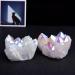 Crystals and Stones Minerals Rough Natural Electroplated White Crystal Stone Cluster for Home Office Decoration QINTINYIN 200-250g White - Buy Online on GoSupps.com
