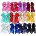 12Pcs 7.5 Glitter Sequins Pigtail Bows for Baby Girls - Sparkly Cheer Hair Bows with Elastic Hair Ties - Buy Online on GoSupps.com