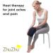 Zhu-Zhu Microwavable Knee & Leg Pad | Navy Fleece Wheat Bag for Pain Relief - Buy Online on GoSupps.com