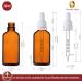 Handsunity Amber Glass Pipette Bottles 50ml - 6 Pack | Pharmacy Set with 17 Accessories & White Caps - International Shipping Available - Buy Online on GoSupps.com