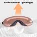 3D Contoured Light Blocking Sleep Eye Mask - Soft & Comfortable for Men and Women - Pink - Buy Online on GoSupps.com