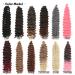 22 Inch Ocean Wave Crochet Hair 5 Pack - Deep Twist Wavy Braiding Hair (1B) - Pack of 5 - Buy Online on GoSupps.com