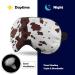 Buy Cow Hide Print Sleeping Mask | Soft Adjustable Eye Mask for Men & Women | Light-Blocking Blindfold for Comfortable Sleep - Buy Online on GoSupps.com