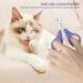 Kaket Cat Nail Clippers with 2mm Positioning Hole - Non-Slip Claw Trimmer for Small Animals - Purple Pet Claw Scissors for Cats, Guinea Pigs, Birds, Puppies - Buy Online on GoSupps.com