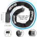 Bowfar High-Safety Bicycle Lock - Level 7 Chain Lock with 6mm Steel Waterproof Cover Anti-Theft Key Lock for Bikes Motorcycles & Scooters - Black - Buy Online on GoSupps.com