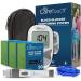 Blood Glucose Monitor Kit - Diabetes Testing Kit with 1 Glucometer 150 Blood Sugar Test Strips 1 Lancing Device 100 Lancets Travel Case for Blood Glucose Meter and Diabetic Supplies