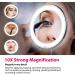 10X LED Lighted Makeup Mirror with 360 Degree Rotation and Strong Suction Cup - Buy Online on GoSupps.com