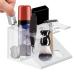 Fulenyi razor holder made of acrylic razor brush made of acrylic |Desktop cosmetic stand made of clear acrylic-shaving rack with large capacity for shaving brushes make-up brush toothbrush razor transparent