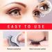 Nelacony & Glazylash Self-Adhesive Reusable Eyelashes - Natural Look (2 Pairs) - Buy Online on GoSupps.com