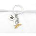 Ensianth Dog Keychain - Perfect Gift for Dog Lovers | Puppy Paw Print Keyring for Dog Owners | Ideal for Moms & Dads - Buy Online on GoSupps.com
