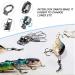LBING Fishing Drop Shot Weights Kit - 25pcs Drop Shot Rigs & 5pcs Swivels | Premium Fishing Accessories for International Shipping - Buy Online on GoSupps.com
