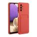 Tivenfezk Nadoli Silicone case for Samsung Galaxy A33 5G Ultra thin shockproof scratch -resistant Wallet soft TPU protective cover Mobile phone case with credit card holder Samsung Galaxy A33 5g plum