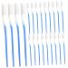 Kichouse 50 pieces disposable toothbrushes with soft bristle camping toothbrush travel toothbrush toothpaste daily toothbrush travel toothbrush portable manual toothbrush set