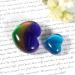 Soulnioi Healing Crystal Sky Blue Cat's Eye Crystal Heart Shape Gemstone Love Pocket Plam Stone Worry Stones Tumbled Stones for Reiki Meditation Therapy Birthday Gift - 2Pcs(3cm & 4.5cm) Sky Blue Cat Eye's_2pcs - Buy Online on GoSupps.com