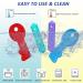 Chew Necklaces for Sensory Kids - Silicone Chew Toys for Children with ADHD, Autism, Anxiety - 4 Pack by Olugu - Buy Online on GoSupps.com